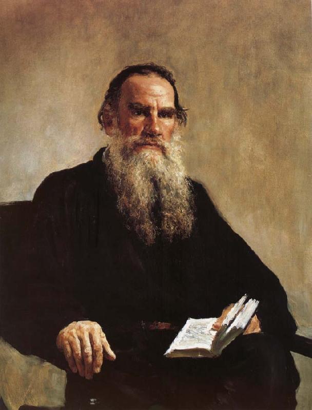 Ilya Repin Portrait of Leo Tolstoy oil painting image